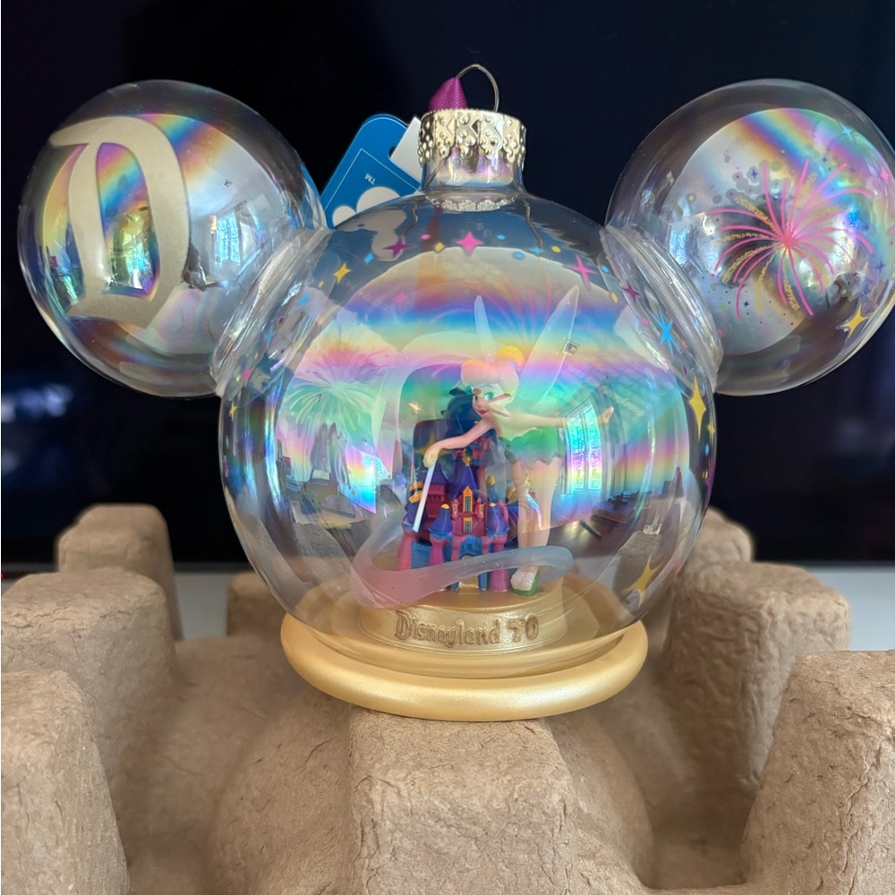 Disneyland 70th Anniversary Mickey Ears Ornament